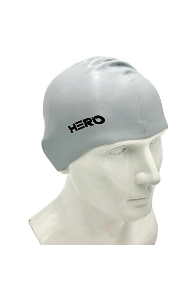 Hero Silicone Hero Swimming Helmet, Grey