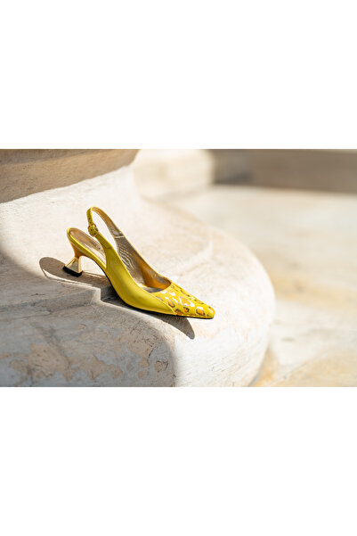 CONDUR by alexandru Women's Sandals Made of Genuine Leather Shiana Yellow - 37