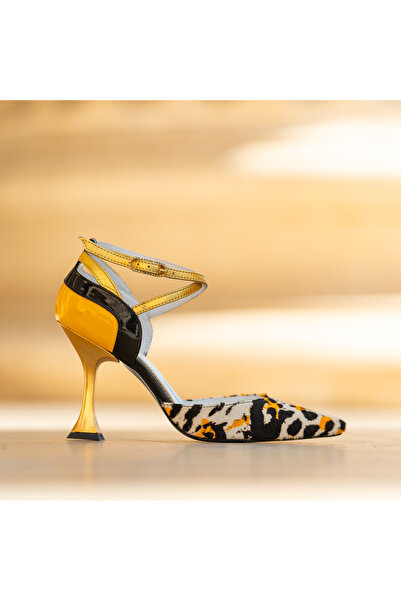 CONDUR by alexandru Grace Yellow Hourglass Heel Women's Shoes - 39