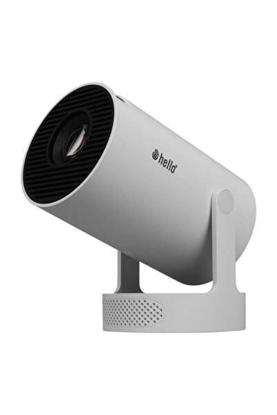 Hello HY300PRO Android 11 Akıllı LED Ayarlanabilir Projeksiyon FHD Kablosuz Görüntü Aktarım Destekli