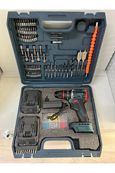 BANCO BN-5 BN-5 36V Darbeli Şarjlı Matkap Kömürsüz Çelik Şanzıman Çift Akülü ...