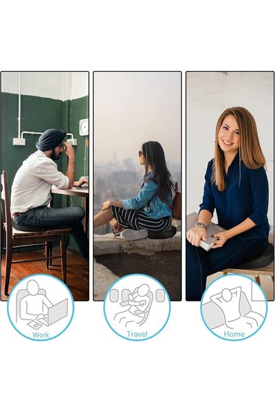 Arabest Donut Pillow for Tailbone Pain - Memory Foam Seat Cushion with Mesh Cover