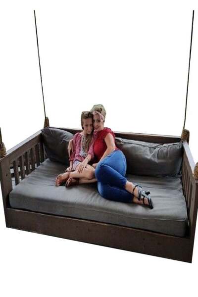 Bamena Wood Dolunay Ahşap Salıncak