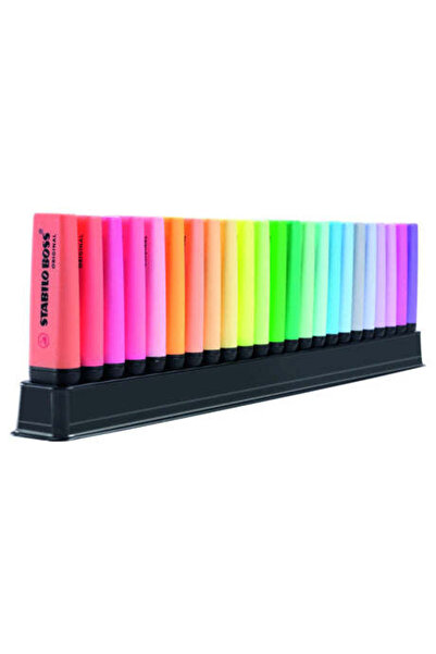 Stabilo BOSS Original highlighter set, 23 pieces / set, with desk stand