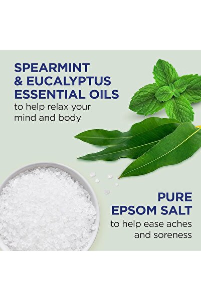 Generic Dr Teal's Pure Epsom Salt Soaking Solution - Eucalyptus & Spearmint, 1.36 kg