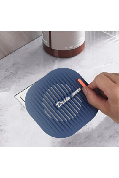 TTT Sink Drain Protector Mat with Strainer Gray