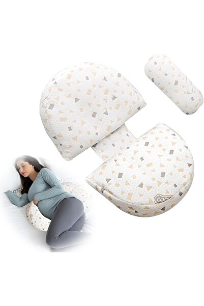 0TO1 TECH 0 TO 1 TECH Pregnancy Pillow for Sleeping, Detachable & Adjustable ...