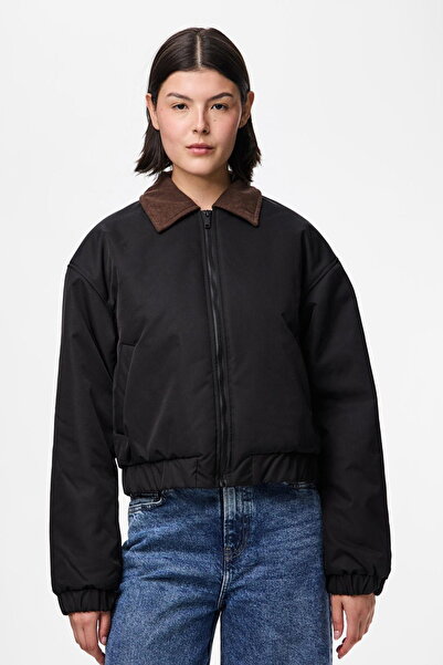 PIECES Pcjorma Women's Short Padded Bomber Jacket