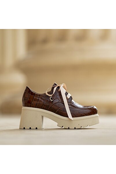 CONDUR by alexandru Women's Shoes With Thick Soles Amani Brown - 39