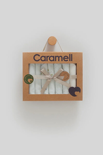 Caramell 7-Pack Mouth Wipes Safari Time Blue