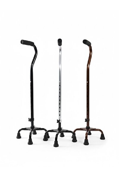 AYB 4 AYAKLI BASTON YÜKSEKLİK AYARLANABİLİR