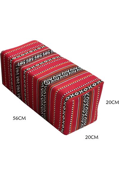 Generic RAMADAN HANDMADE EMARATI TRADITIONAL MAJLIS SIDE PILLOW-56X20X20CM-BM5380