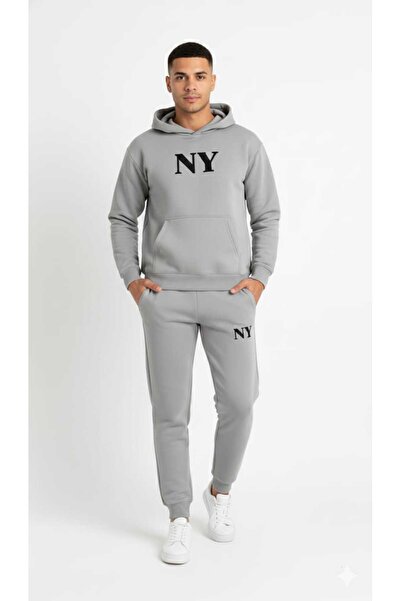 woonkey Premium Oversized Tracksuit Set Hooded Hoodie Jogger Minimal Design Soft Textured Streetwear