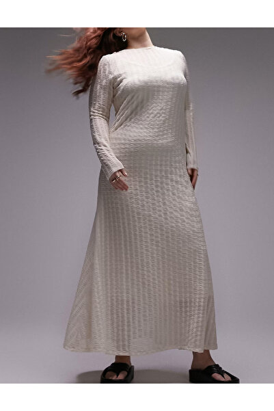 Evendi Long dress, Cream