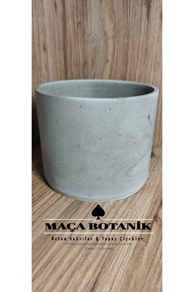 BEDİ Yuvarlak beton saksı büyük boy