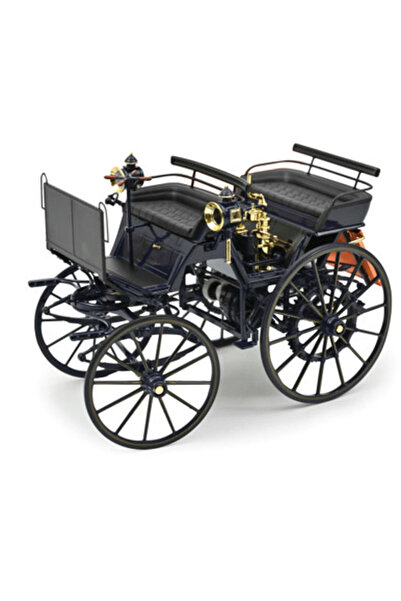 Norev 1886 Daimler Motorkutsche 1886 Blue 1:18 Scale Diecast Model Car by