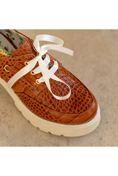 CONDUR by alexandru Women's Thick Sole Shoes Amani Cognac - 40