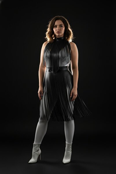 Angels Passion Plus Size Black Skirt Flight Flight Smooth Surface Gift Recommendation - Elegance a Quality