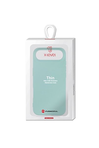 X-Level Case for iPhone 17 Air, Thin Series, SoftTouch, TURQUOISE