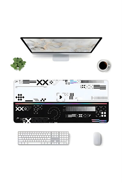 BLACK DEER 8 Different Model Stitched Edge 90X40 cm Digital Player Gaming Mouse Pad (Printstream)