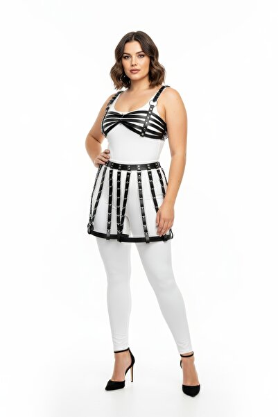 Angels Passion Plus Size Black Skirt Luxurious Stretchy Structure Gift Recommendation - En