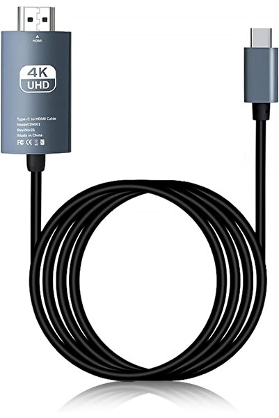 KPON 4K UHD Type-C to HDMI Dönüştürücü Kablo – Yüksek Çözünürlük, Tak-Çalıştır