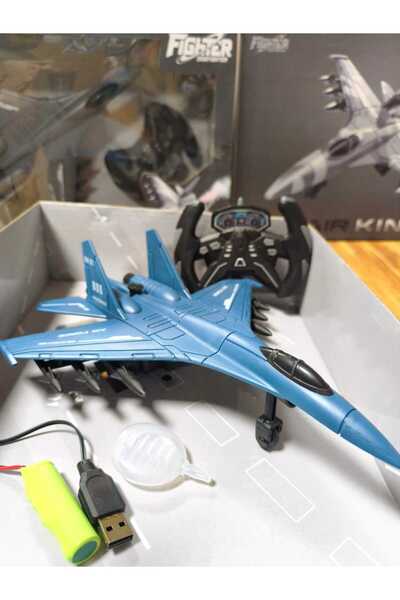 LRS STORE Uzaktan Kumandalı Jet Savaş Uçağı – Işıklı Buhar Efektli RC Oyuncak...