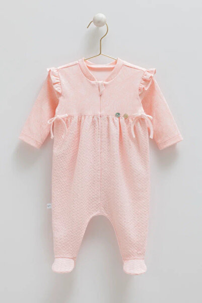 Caramell Tiny Lace Pink Baby Girl Romper