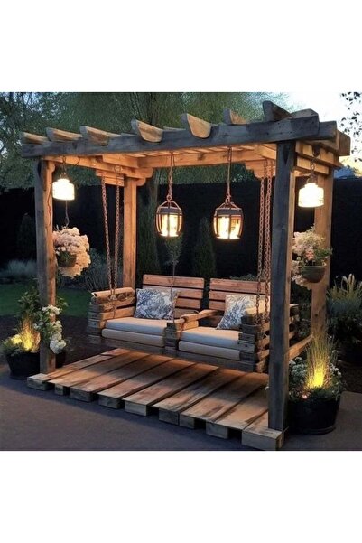 Bamena Wood Didim Ahşap Salıncak