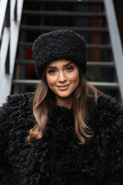 Mağazam Online Russian Style Long Fur Trendy Kalpak Hat Winter Plush Vegan Faux Fur