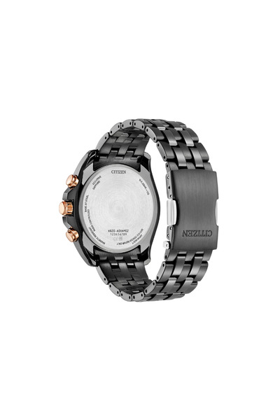 Citizen Eco-Drive Radio-Controlled AT9128-87X Green Dial Black Stainless Steel Men's Watch