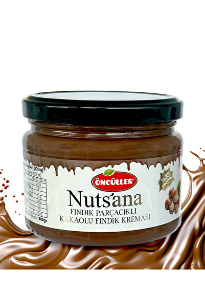 Öncüller NUTSANA FINDIK PARÇACIKLI KAKAOLU FINDIK KREMASI 300GR