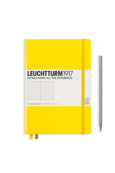 Leuchtturm1917 Caiet Leuchtturm 1917 A5 - Matematică (Lămâie), 251 pagini