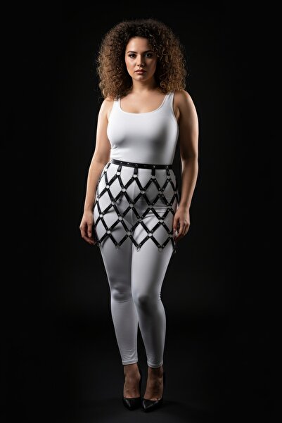 Angels Passion Battal Size Black Skirt, Flattering Fit, Elegant Look, Evening Chic - Accessory a Quality