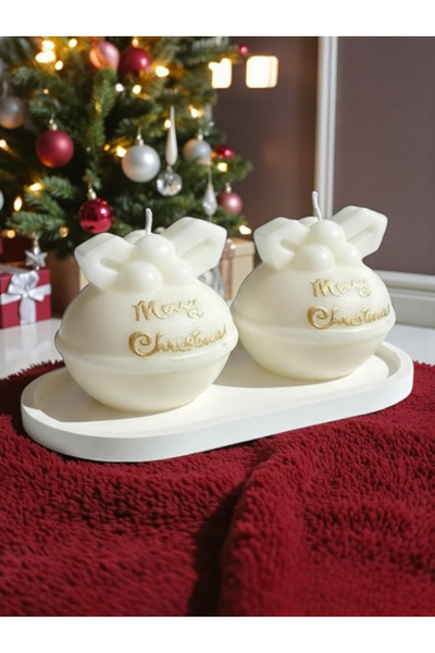 magnocandles Коледна 2-компонентна горна свещ и презентационна табела