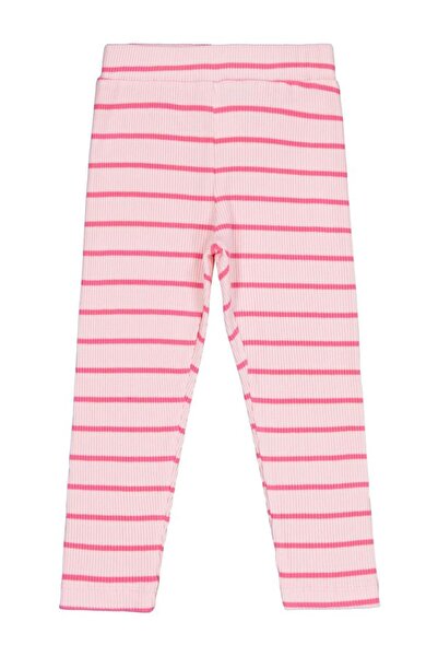 Civil Girls Colanți cu dungi pentru 2-5 ani - Roz 5-6 ani