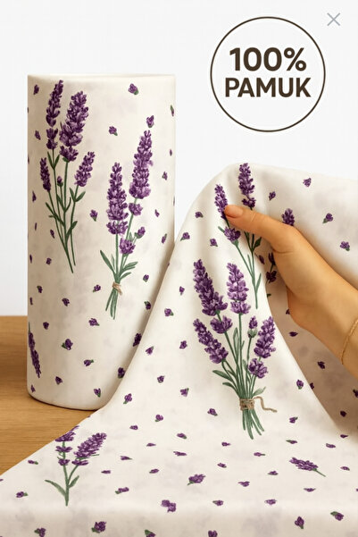 SADEN HOME Kumaş''Nevresimlik-çarşaflık-yastıklık'' %100 Pamuk 240 cm en dese...