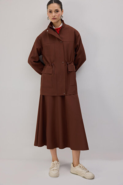 Touché Privé Stand Collar Zipper Jacket