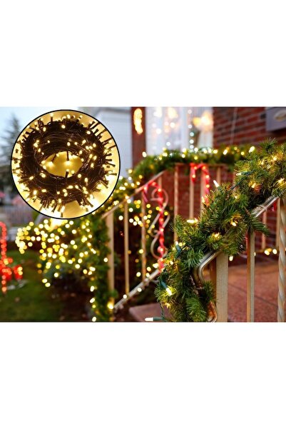 AB HOMES Indoor Christmas Lights, 500 Warm White LEDs, 7 Modes