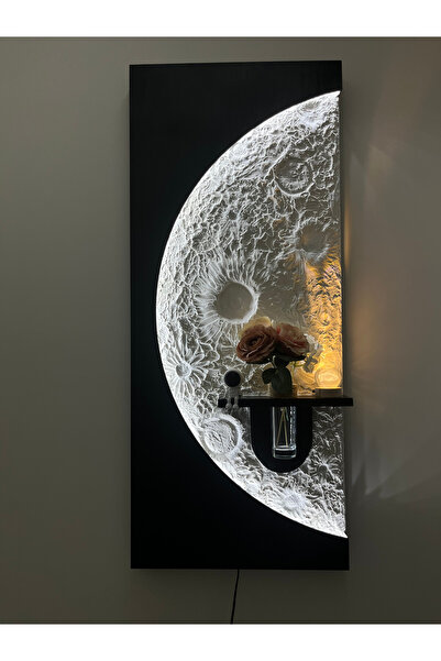 Ceko 3 FARKLI LEDLİ UZAKTAN KUMANDALI DEKORATİF DUVAR SÜSÜ (120 X 51 CM)