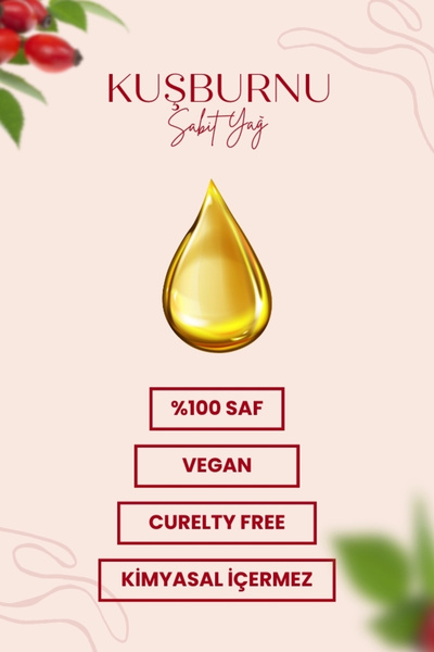 THERA BOTANICS %100 Saf Kuşburnu Yağı 10 ml – Rosa Canina (Doğal & Saf İçerik)