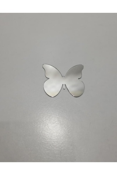 PAŞAOĞLU PLEKSİ 4cm Yapışkanlı Kelebek Figürü Pleksiden, Doğum Günü Süsü, Ev ...
