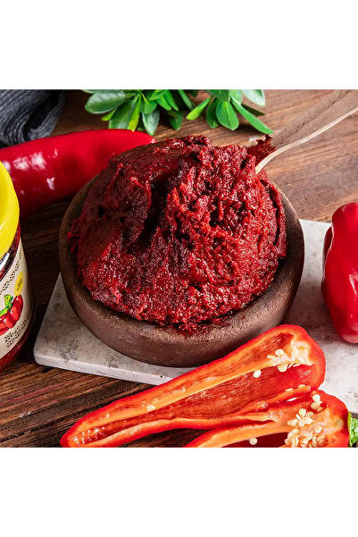 Bahçem Antep Usulü Karışık Acısız Salça 5 Kg ( 1 Kg x 5 Adet ) Tatlı Biber- D...