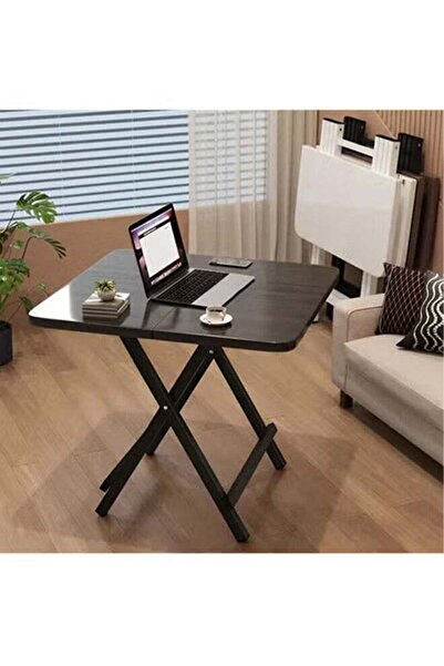 Taimi 3-Piece Folding Dining Set,Table with 2 Chairs Elegant Design, Wooden Table 80x80x74cm Brown