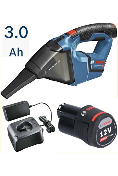 Bosch Gas 12 Volt 3 Ah Tek Batarya Şarjı EL-Araç SÜPÜRGESİ