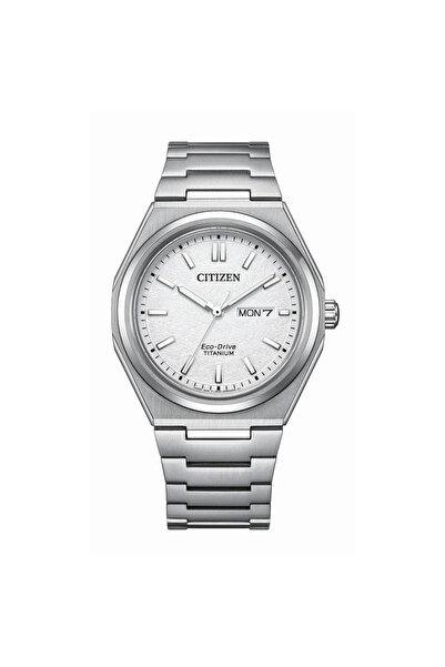 Citizen Zenshin Eco-Drive Super Titanium AW0130-85A White Dial Titanium Men's Watch