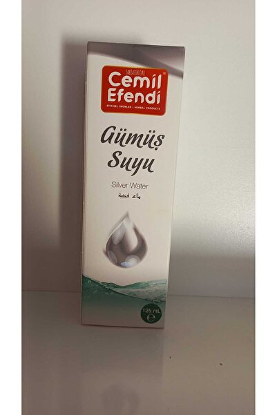 Cemil Efendi gümüş suyu