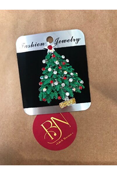 Yerli BN yeniyıl çam ağacı broş