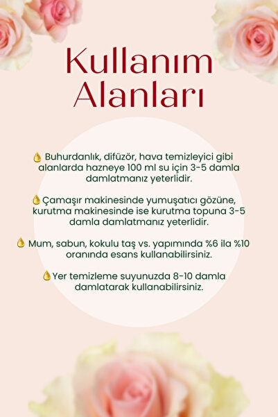 THERA BOTANICS Gül Uçucu Yağı 10 ml – Rosa Damascena Flower Oil (Doğal İçerik)