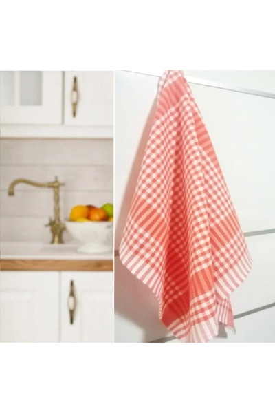 musting 10 Pieces of 50X70 Serving Napkins - Washcloth - Cheesecloth - Drying Cloth - German Napkin - Orange Color